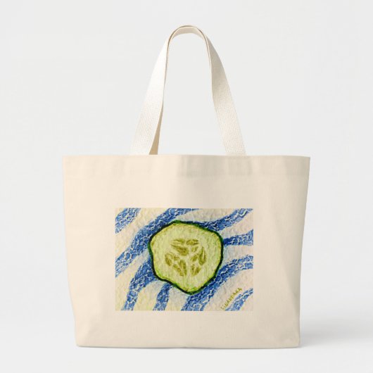 Een stuk zomer grote tote bag (Voorkant)