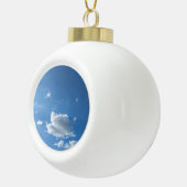 Een stukje cloud keramische bal ornament (Rechts)