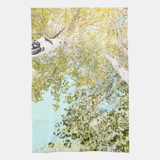 Een stukje lucht theedoek (Verticaal)