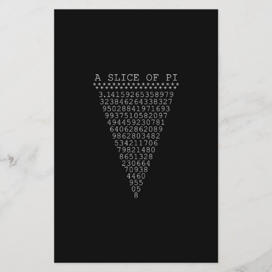 Een stukje pi-cijfers flyer (Voorkant)