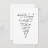 Een stukje Pi-nummers (Voorkant / Achterkant)