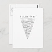 Een stukje Pi-nummers Briefkaart (Voorkant / Achterkant)