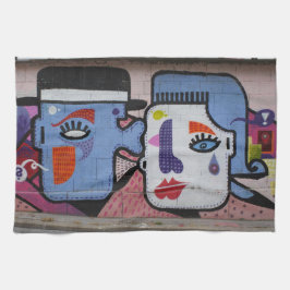 Een stukje vreugde drogen theedoek