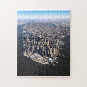 Een Stunning Luchtbeeld van New York City vanuit d Legpuzzel