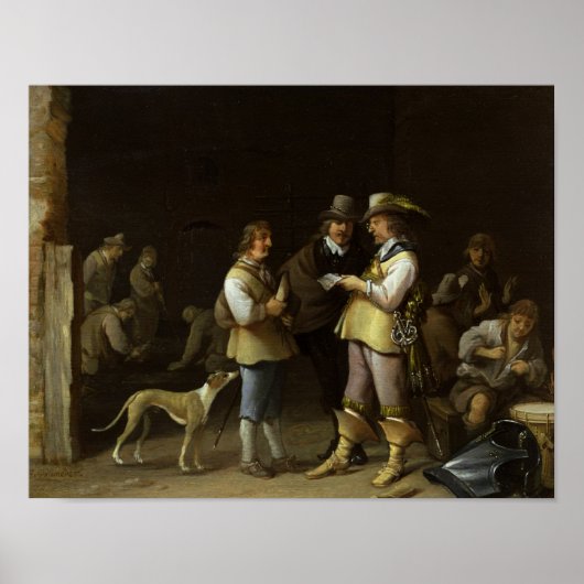 Een stuurhut binnenland poster (Voorkant)