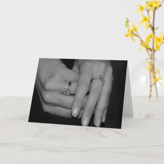 Een succesvol huwelijk kaart (Gele Bloem)