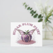 Een suikerpruimenfee briefkaart (Staand voorkant)