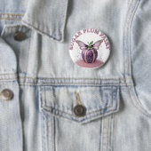 Een suikerpruimenfee ronde button 5,7 cm (In situ)