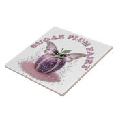 Een suikerpruimenfee tegeltje (Zijkant)