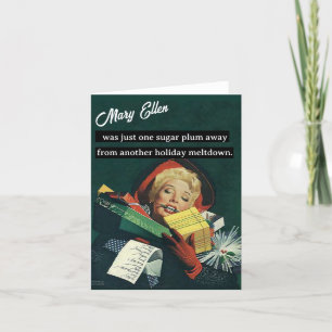 Een suikersloppenwijk van een andere vakantieuitva feestdagen kaart