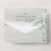 Een Summers Tale Waterverf All In One Uitnodiging (Achterkant)