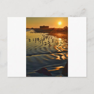 Een Sunset in Port Aransas, Texas Briefkaart