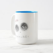 Een super-intelligente schattige elvin tweekleurige koffiemok (Voorkant links)