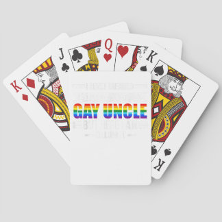 Een super sexy homo oom oom oom pokerkaarten