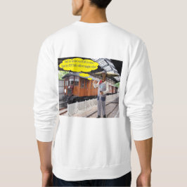 Een sweatshirt. Gelukkige Vaderdag. koe/gedrag Trui