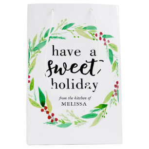 Een Sweet Holiday met kerstcadeautjes Medium Cadeauzakje
