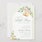 Een Sweet Little Pear Baby shower Arch Kaart (Voorkant)