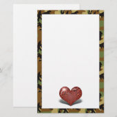 Een Sweethearts Love Letter Briefpapier (Voorkant / Achterkant)