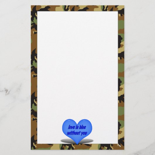 Een Sweethearts Love Letter Briefpapier (Voorkant)