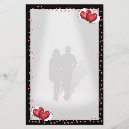 Een Sweethearts Love Letter Briefpapier (Voorkant)