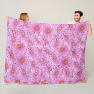Een symfonie van Pink Gerberas, Fleece Deken