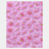 Een symfonie van Pink Gerberas, Fleece Deken (Voorkant)