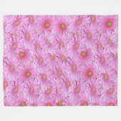 Een symfonie van Pink Gerberas, Fleece Deken (Voorkant (Horizontaal))