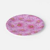 Een symfonie van Pink Gerberas, Papieren Bordje (Gekanteld)