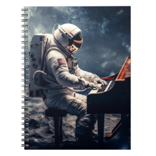 Een symfonie voor de sterren Astronautenpiano op Notitieboek