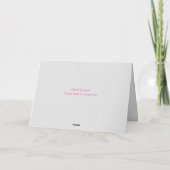 EEN SYMPATHIEKAART VOOR ÉÉN ROOS BEDANKKAART (Achterkant)