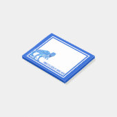 Een T-Rex kleurrijk dinosaurus prehistorisch dier Post-it® Notes (Schuin)