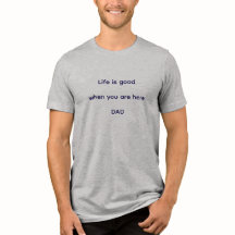 een T-shirt dat een speciale gift kan zijn voor va