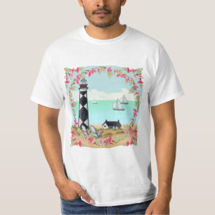 Een T-shirt van de vuurtoren van Cape Lookout