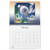 Een tabel van twee schildpadden kalender (Feb 2026)