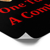 Een Taco Short of a Combination Bord Poster (Hoek)