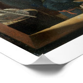 Een tandarts die de tand van een oud Man (olie of Poster (Hoek)