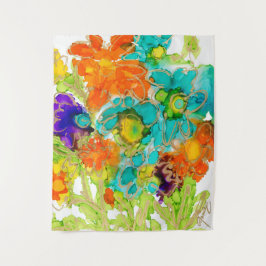 Een tapijt afspelen door Anne Pryor Wandkleed