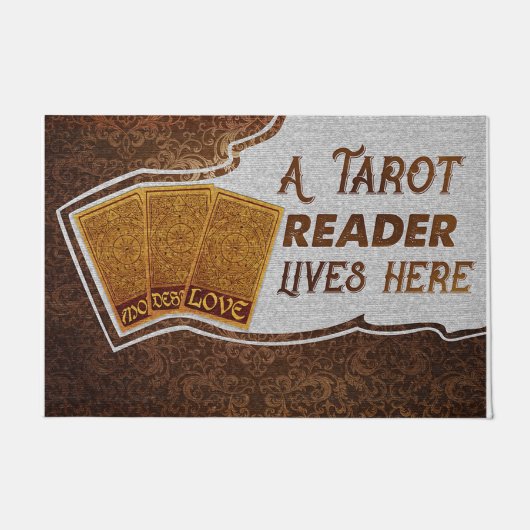 een Tarot Reader woont hier Deurmat (Voorkant)