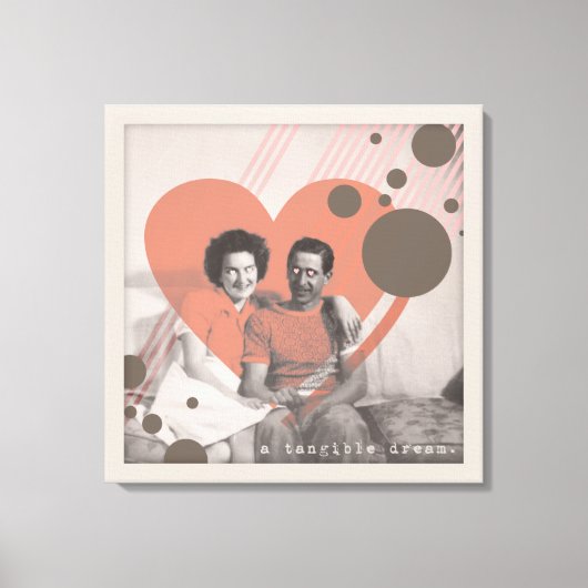 een tastbare droom canvas afdruk (Voorkant)