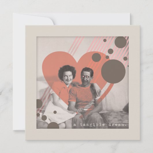 een tastbare droom kaart (Voorkant)