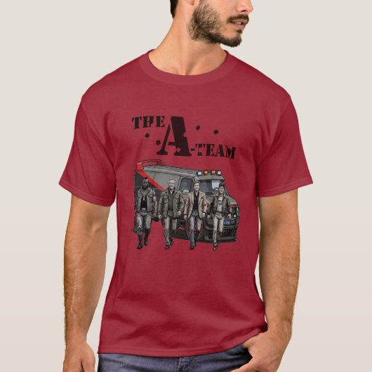 Een team dat loopt t-shirt (Voorkant)
