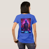 Een techno Festival Rave Diamond psytrance DJ Diam T-shirt (Achterkant volledig)