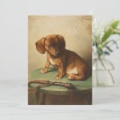 Een teckel puppy | Carl Reichert (Staand voorkant)