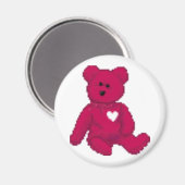 Een teddybeer magneet (Voorkant / Achterkant)