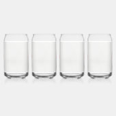 Een tekening van een rode bloem op een witte achte blikvorm glas (Links)