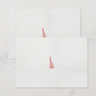 Een tekening van een vogel met bloemen erop bedankkaart