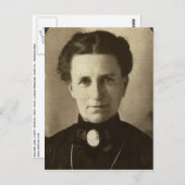 Een tekenvrouw briefkaart (Voorkant / Achterkant)