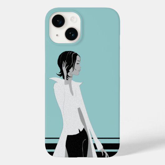 Een telefoontas strippen Case-Mate iPhone case (Achterkant)