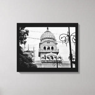 Een tempel in India Canvas Afdruk