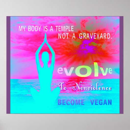 Een tempel - Poster. Poster (Voorkant)